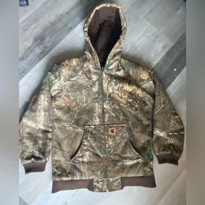 Carhartt Big Mossy Oak Camo Active Jacket Boys XL